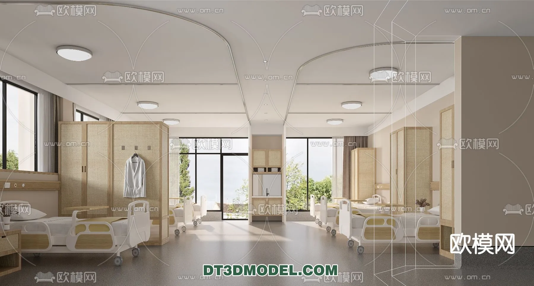 HOSPITAL 3D SCENES – MODERN – 0186