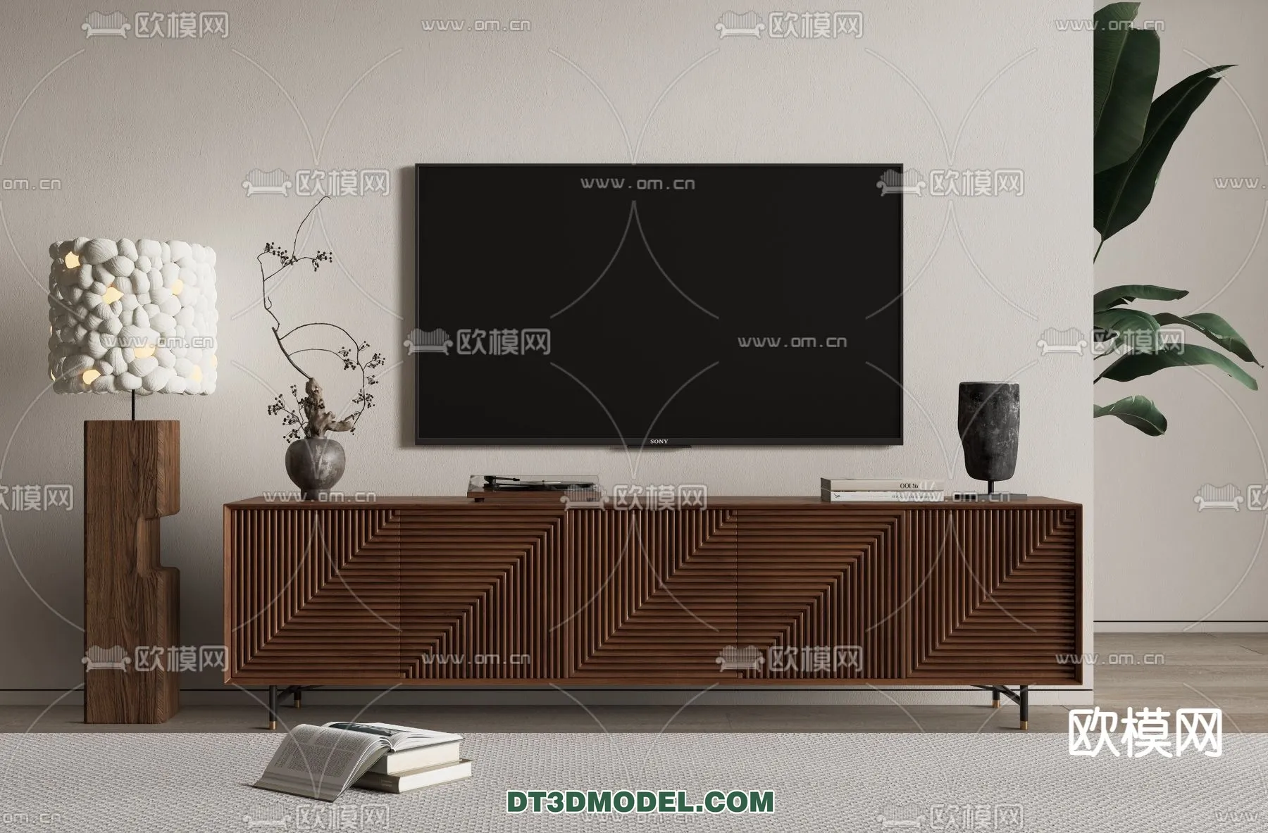 TV SHELF – 3DMODEL – MODERN – 012