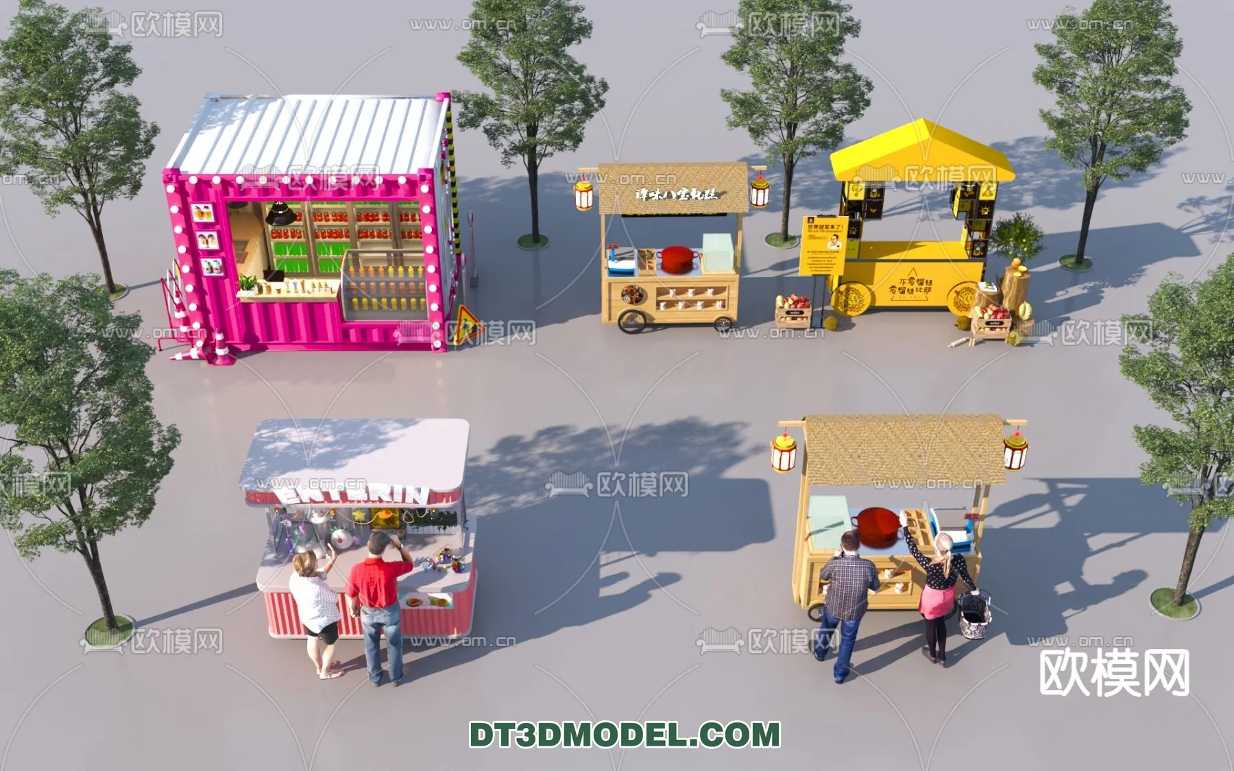 STREET VENDOR CART – 3D MODELS – 096