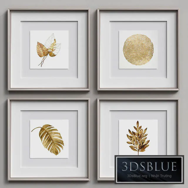 Nice Picture Frames Set 167 3DS Max - thumbnail 3