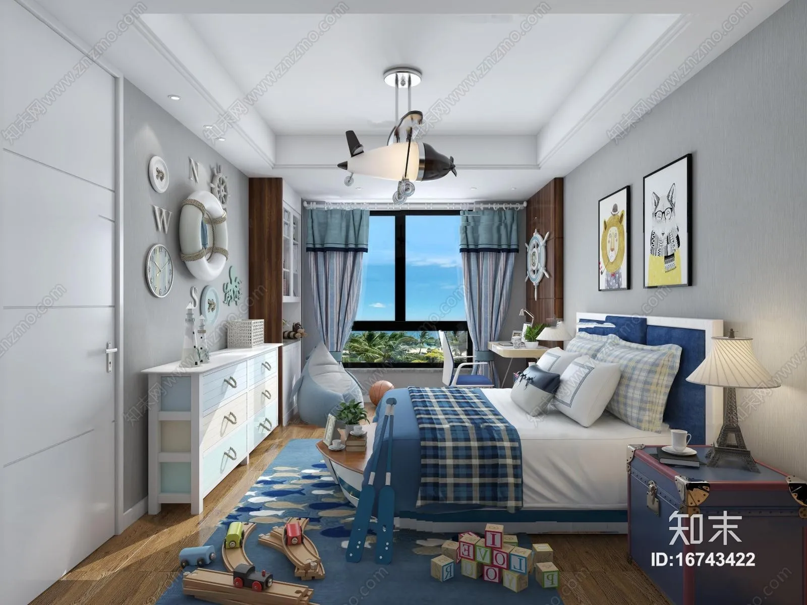 CHILDROOM – 3D SCENES – VRAY – 545