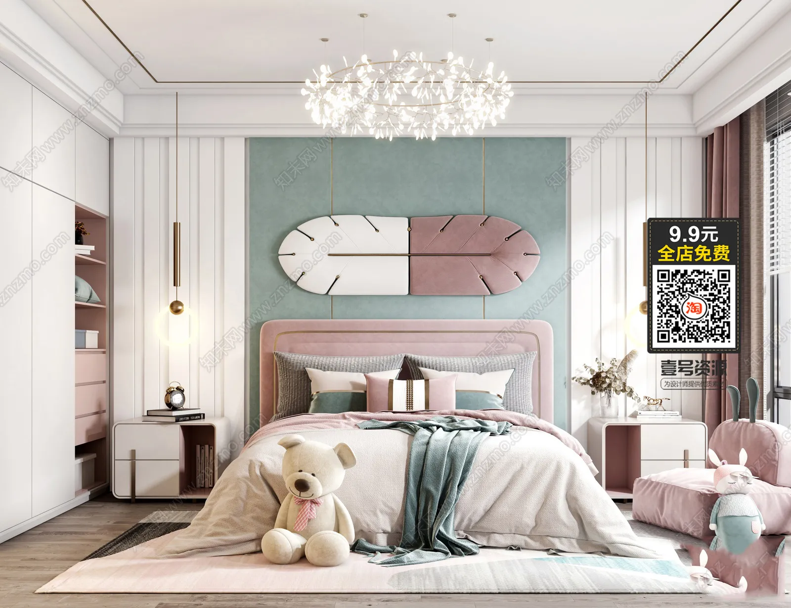 CHILDROOM – 3D SCENES – VRAY – 550