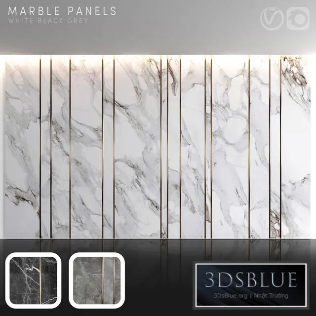 Marble panels 2 3DS Max - thumbnail 3