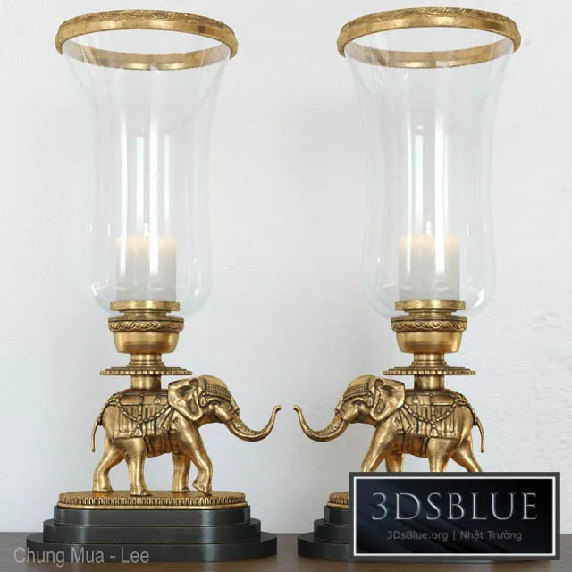 vintageelephantlamp 3DS Max - thumbnail 3