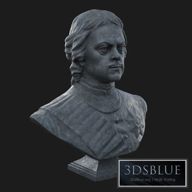 Bust of Peter the Great 3DS Max - thumbnail 3