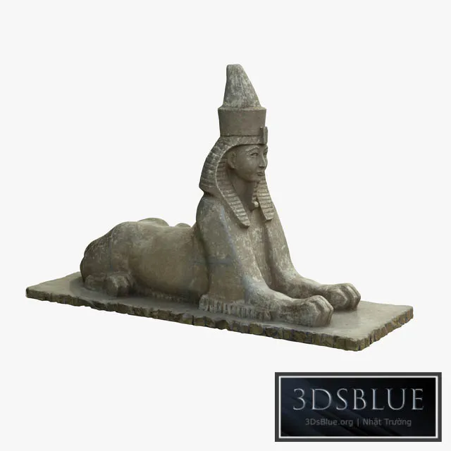 “Sculpture “”Sphinx””” 3DS Max - thumbnail 3
