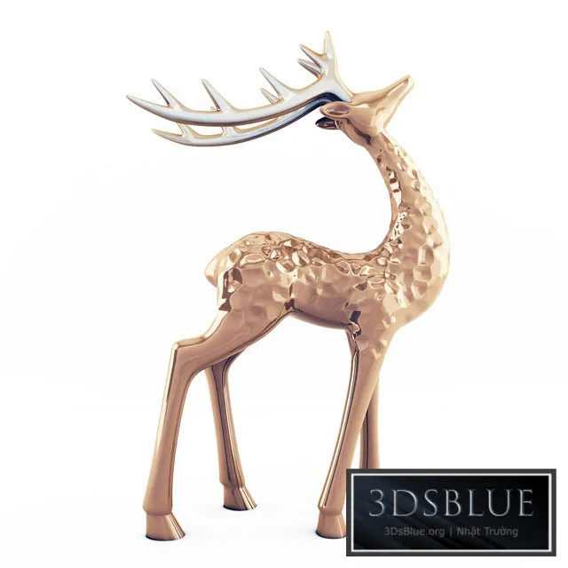 Deer statuette 3DS Max - thumbnail 3