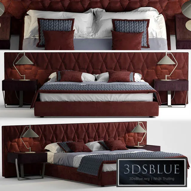 Bed ulivi cesar bed 3DS Max - thumbnail 3