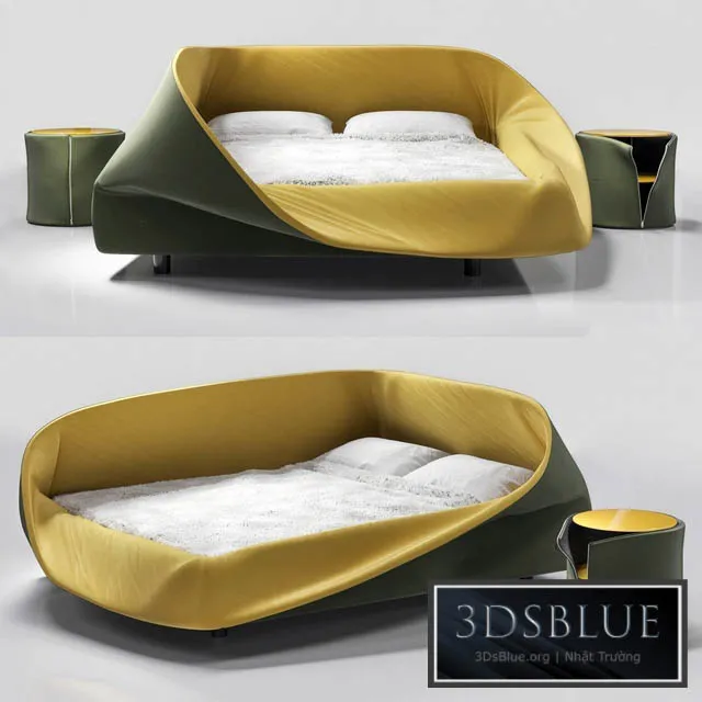 lago colletto bed 3DS Max - thumbnail 3