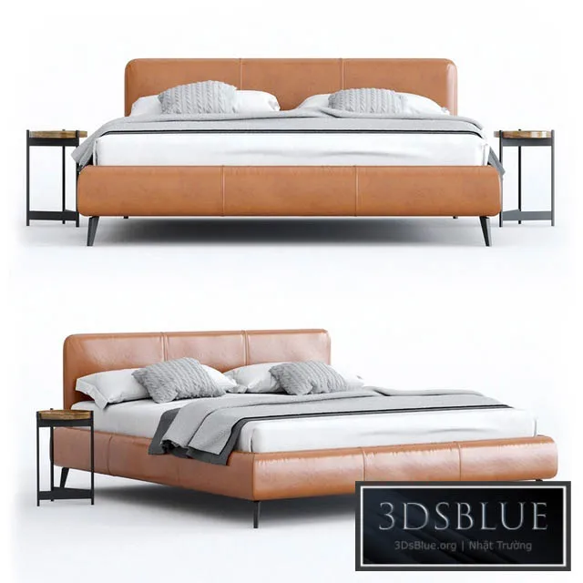 Bed with Aris grille DITRE ITALIA factory RELAX COLLECTION collection 3DS Max - thumbnail 3
