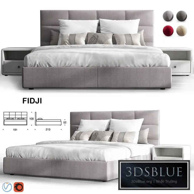 FURNITURE – BED – 3DSKY Models – 6100
