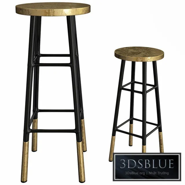 Counter Stools Emery 3DS Max - thumbnail 3
