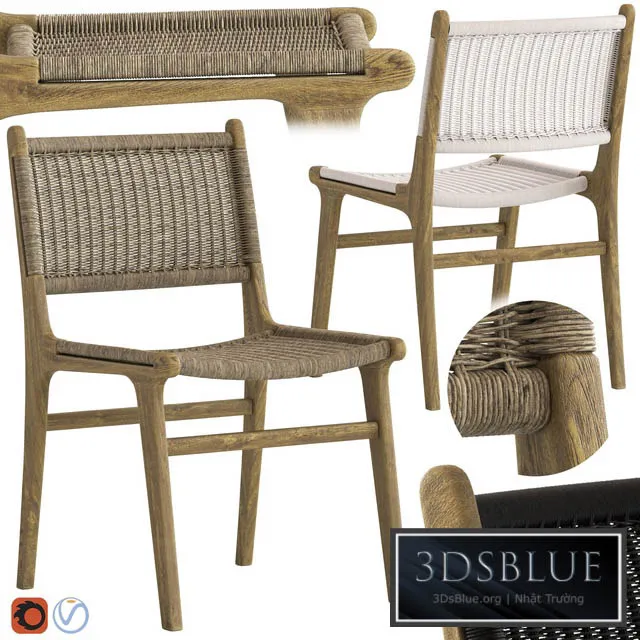 Globewest Noosa Chair 3DS Max - thumbnail 3