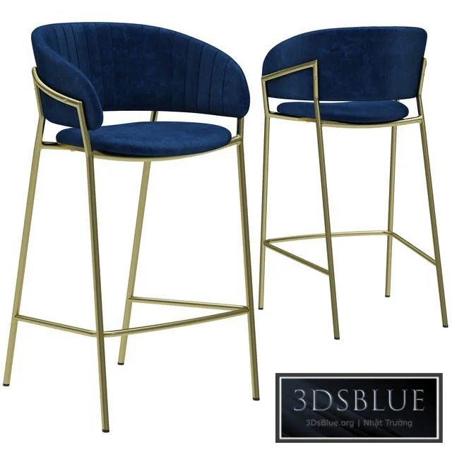 INMYROOM Bar Stool Turin 3DS Max - thumbnail 3