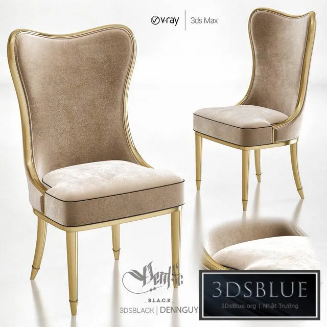 Caracole Carlile Dining Chair 3DS Max - thumbnail 3