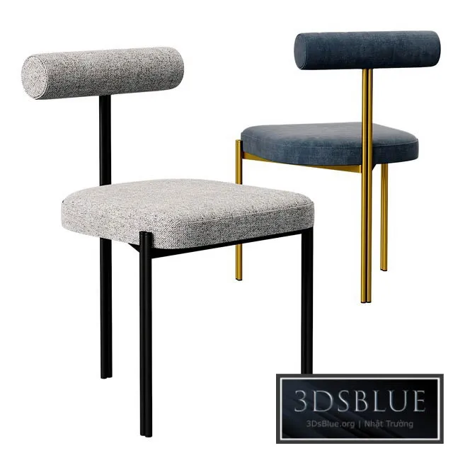 Sedia Caillou chair by Liu Jo living 3DS Max - thumbnail 3