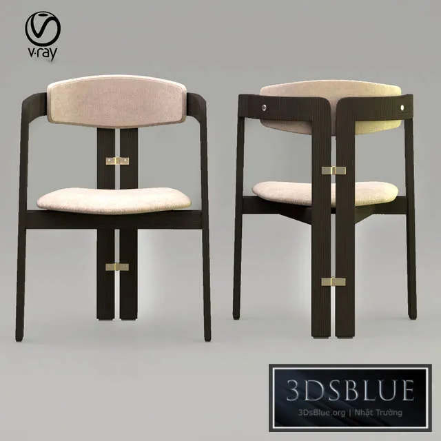 Augusto savini pamplona chairs 3DS Max - thumbnail 3