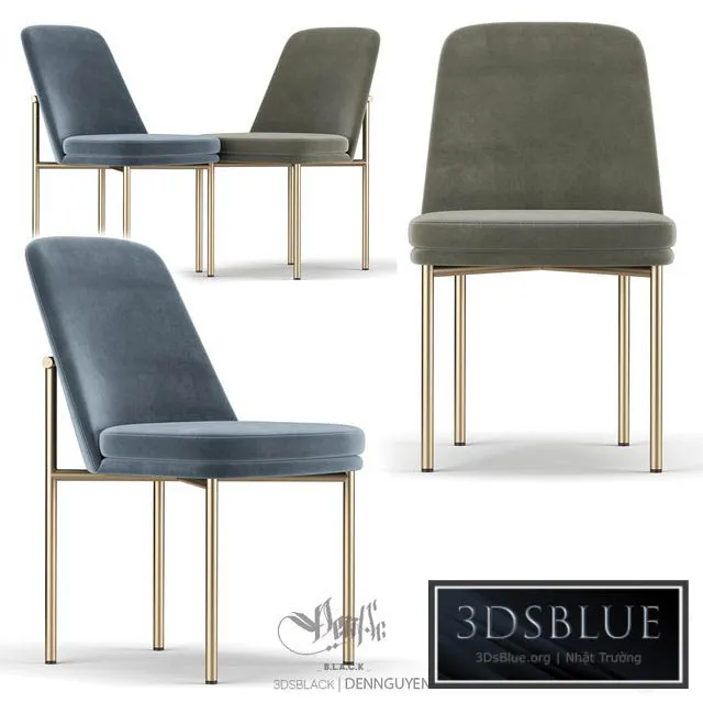 Jack Metal Frame Dining Chair 3DS Max - thumbnail 3