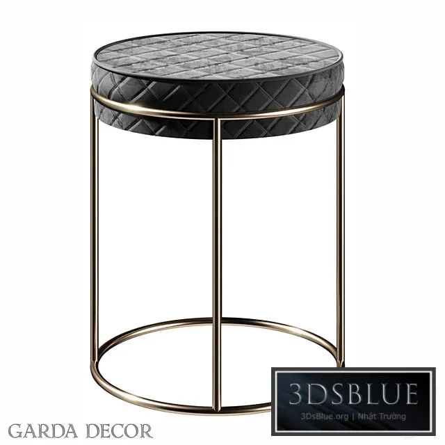 Banquet Velor Black Round (GOLD) GY-BEN8178GOLD-BL Garda Decor 3DS Max - thumbnail 3