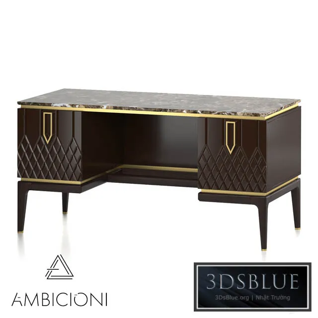 Table Ambicioni Bairo Lettera L 3DS Max - thumbnail 3