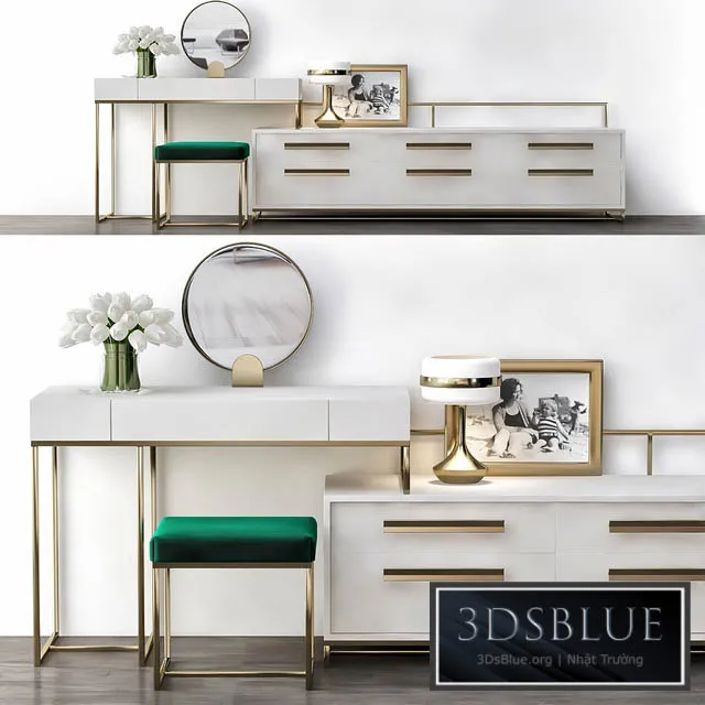 FURNITURE – DRESSING TABLE – 3DSKY Models – 7283