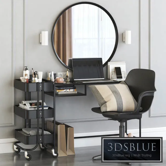 FURNITURE – DRESSING TABLE – 3DSKY Models – 7294