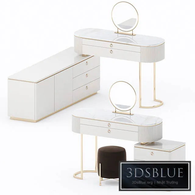 Dressing table (2 modifications) 3DS Max - thumbnail 3