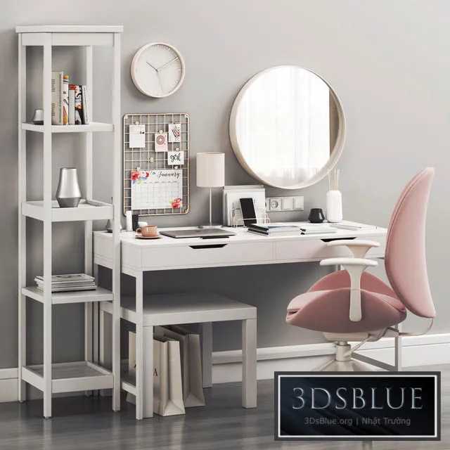 IKEA Women’s dressing table and workplace 3DS Max - thumbnail 3