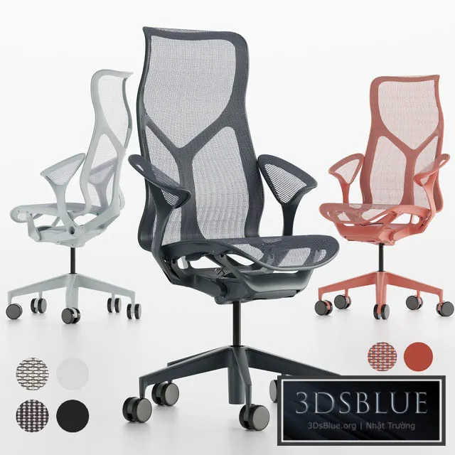 High-Back Cosm Chair by Herman Miller 3DS Max - thumbnail 3