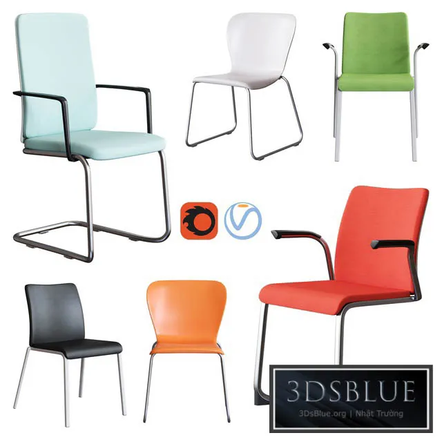 Steelcase – Office Chair Westside Eastside Northside 3DS Max - thumbnail 3