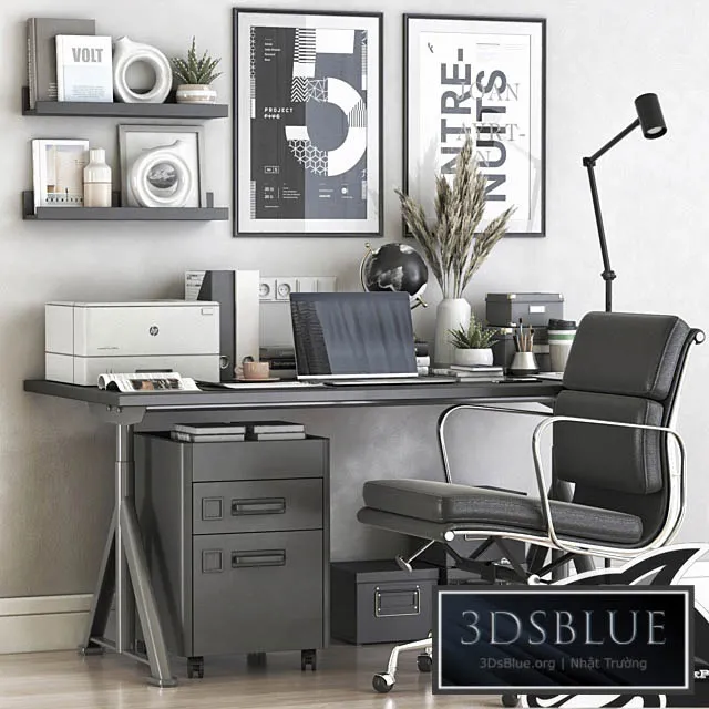 FURNITURE – OFFICE FURNITURE – 3DSKY Models – 7838