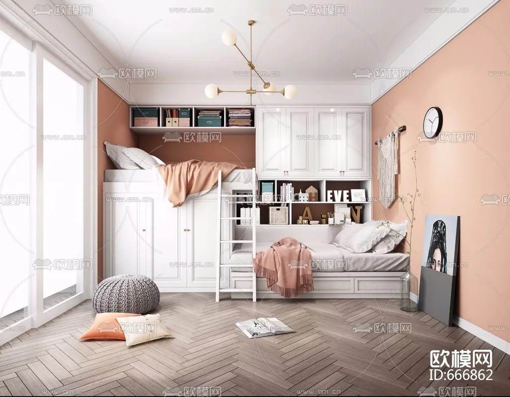 CHILDROOM – 3D SCENES – VRAY – 097