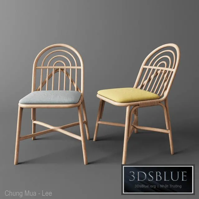 Rotin by Guillaume Delvigne \/ Chaise SILLON en 2019 3DS Max - thumbnail 3