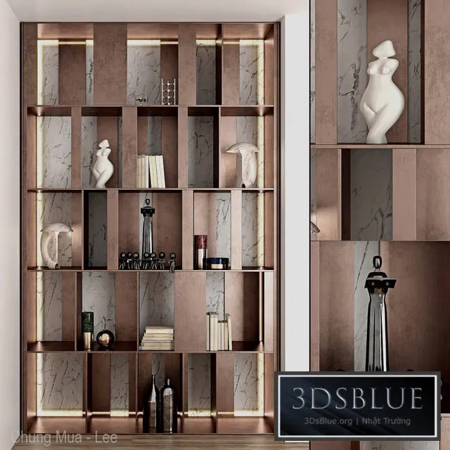 decorative partition wall 3DS Max - thumbnail 3
