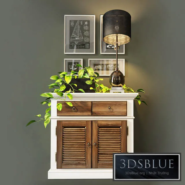 FURNITURE – SIDEBOARD & CHEST – 3DSKY Models – 8519