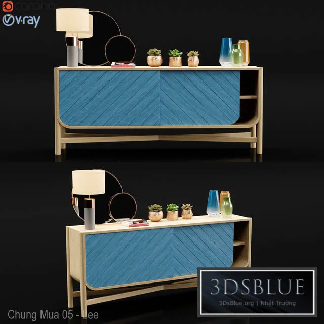 FURNITURE – SIDEBOARD & CHEST – 3DSKY Models – 8542