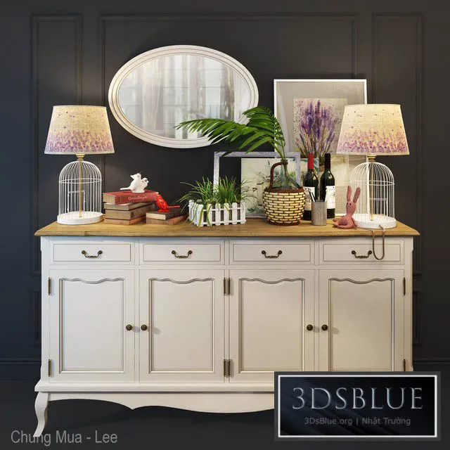 FURNITURE – SIDEBOARD & CHEST – 3DSKY Models – 8550