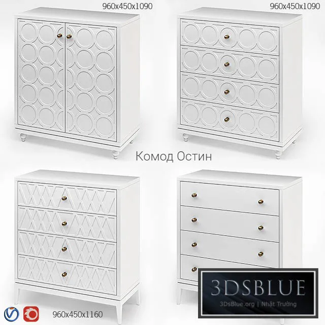 FURNITURE – SIDEBOARD & CHEST – 3DSKY Models – 8566