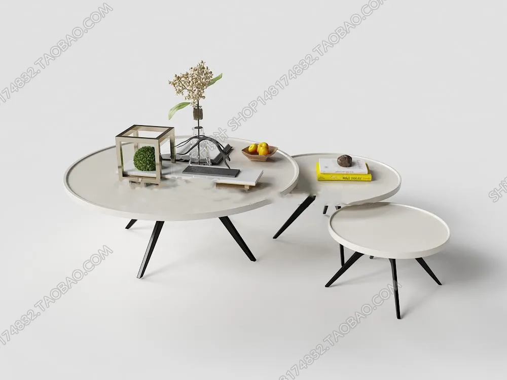 3DSKY MODELS – COFFEE TABLE 3D MODELS – 043