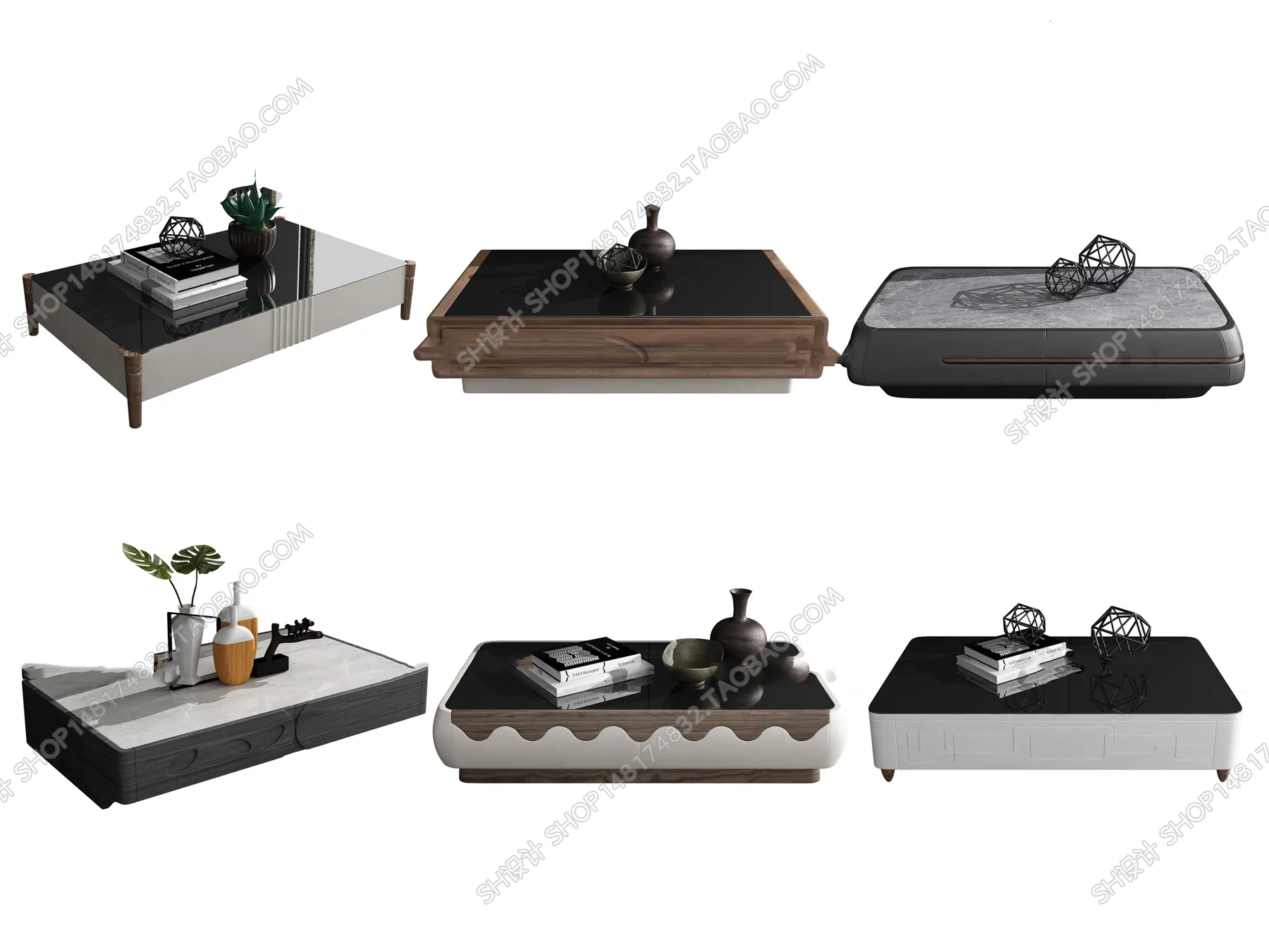 3DSKY MODELS – COFFEE TABLE 3D MODELS – 007