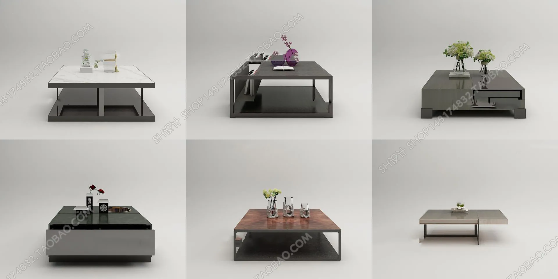 3DSKY MODELS – COFFEE TABLE 3D MODELS – 010