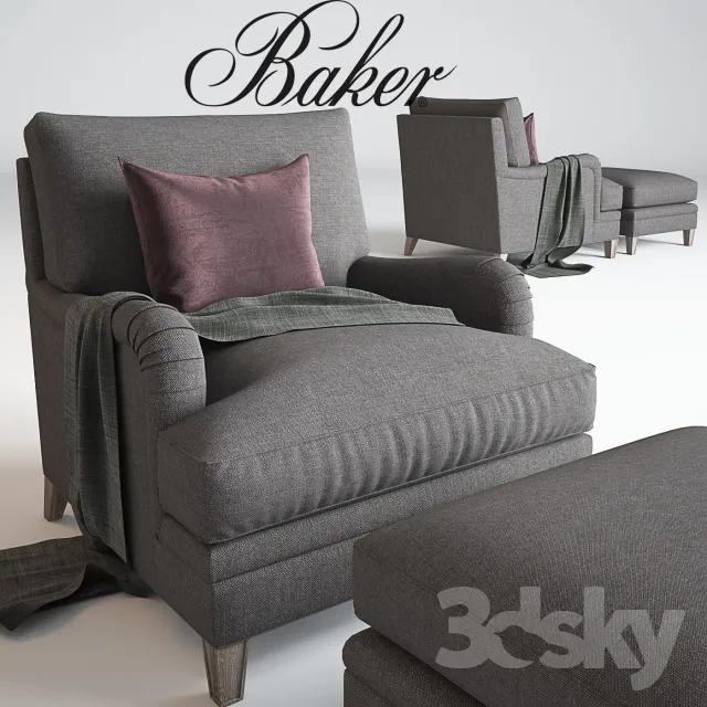 3DSKY MODELS – ARMCHAIR – CHAIR 3D MODELS – 249