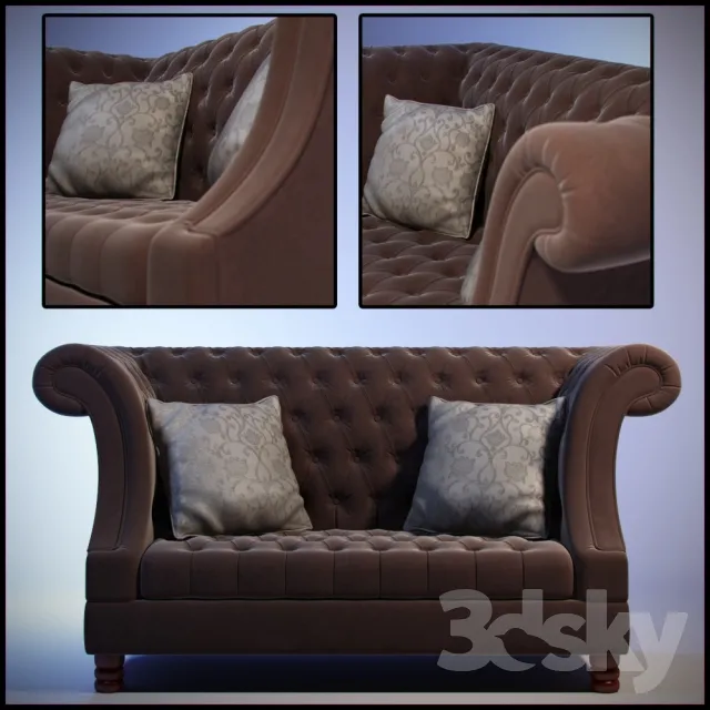 3DSKY MODELS – ARMCHAIR – CHAIR 3D MODELS – 083