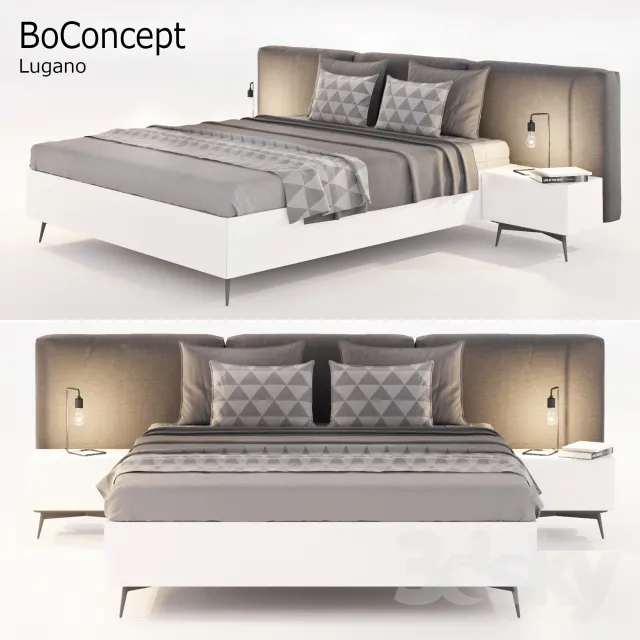 3DSKY MODELS – BED 3D MODELS – 090