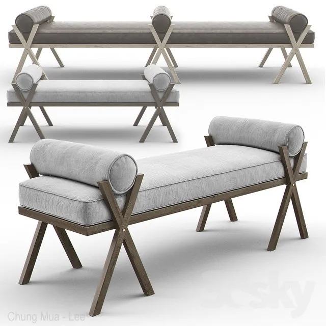 3DSKY MODELS – BENCH 3D MODELS – 036