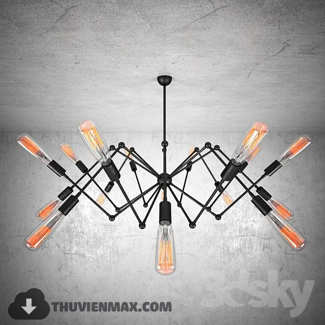 3DSKY MODELS – CEILING LIGHT 3D MODELS – 370