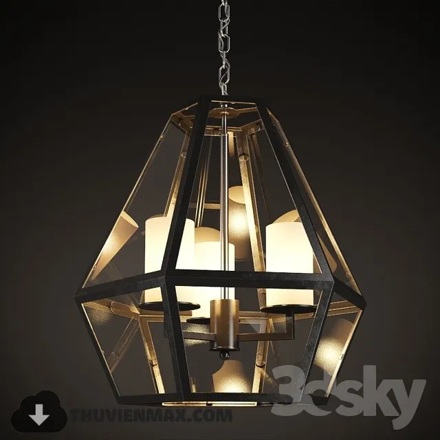 3DSKY MODELS – CEILING LIGHT 3D MODELS – 424