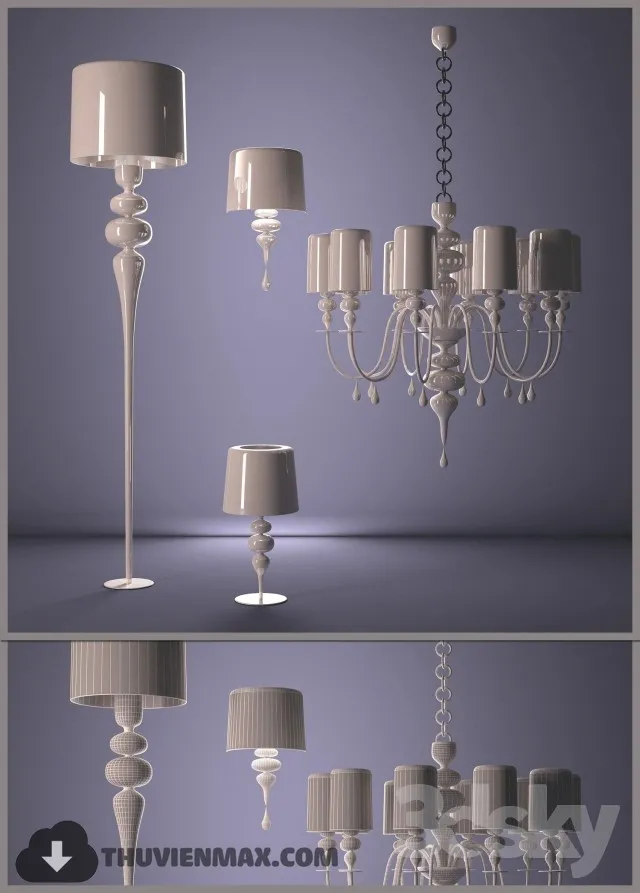 3DSKY MODELS – CEILING LIGHT 3D MODELS – 552