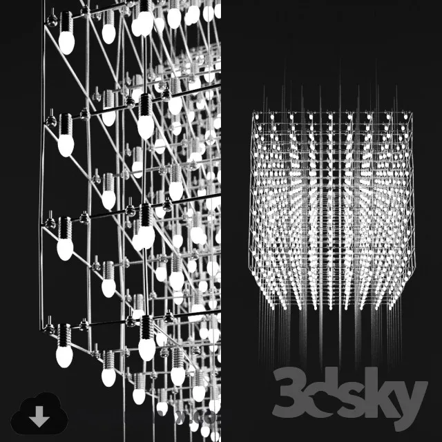 3DSKY MODELS – CEILING LIGHT 3D MODELS – 706