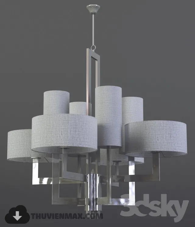 3DSKY MODELS – CEILING LIGHT 3D MODELS – 828